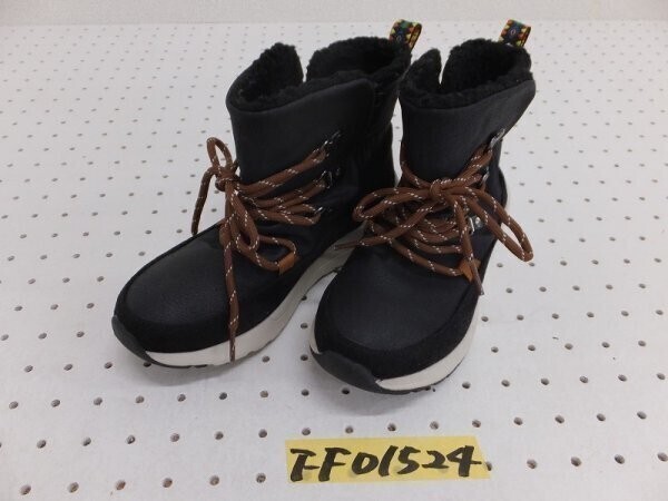 CAPTAIN STAG レディース キッズ マウンテンブーツ シューズ 黒 ブラック S拍卖