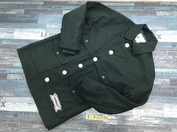 KIM JONES × GU ジーユー メンズ ワッペン付き コート S 緑拍卖