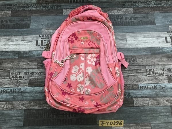 ruipai キッズ ハイビスカス デイバッグ リュック 収納多数 ピンク拍卖