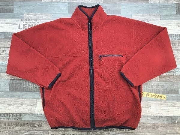 Dog Cigar メンズ フリース ジップジャケット M 赤拍卖
