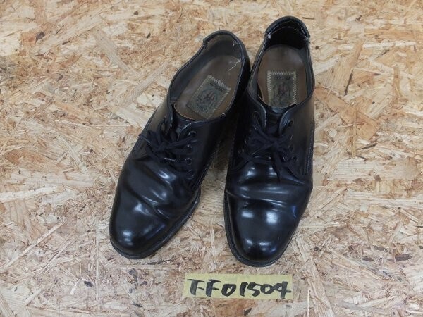 MOTOYA KOBE 姫路モトヤ 神戸支社 レザー調 シューズ 靴 黒 ブラック拍卖