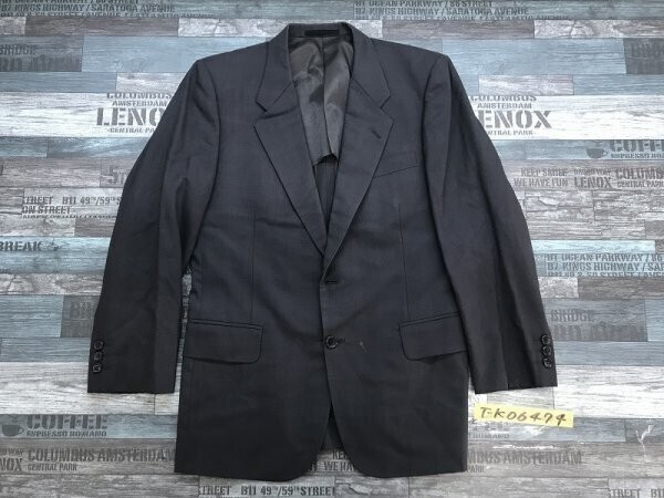 ROCKINGHAM メンズ 肩パッド センターベント テーラードジャケット グレー 秋冬拍卖