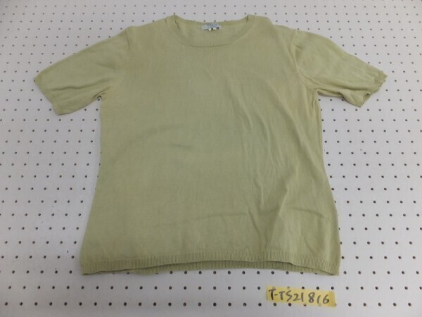 KEITH キース レディース コットン ニット カットソー トップス くすみ黄緑拍卖