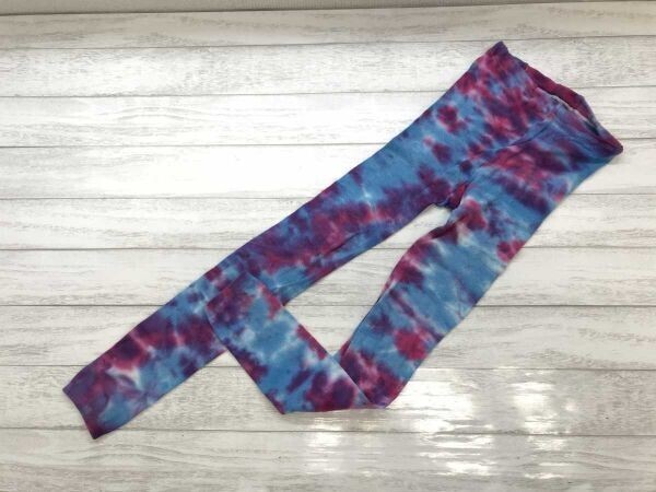 アウトドアプロダクツ OUTDOOR PRODUCTS レトロ スポーツ サイケ タイダイ 絞り染め フルレングス タイツ スパッツレギンス レディース拍卖