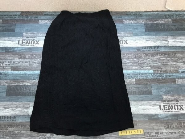VINVERT バンベール レディース 裏地付き 薄手 スカート 黒拍卖