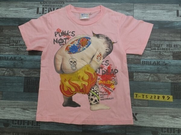 Panash キッズ ビーズ付き ベビー 赤ちゃん プリント Tシャツ ピンク拍卖