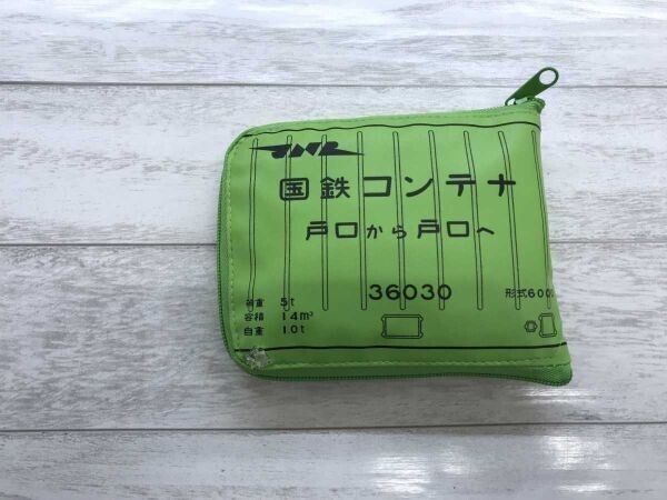 ヴィレッジヴァンガード おもしろグッズ 国鉄 戸口から戸口へ 貨物コンテナ 鉄道グッズ 鉄ちゃん トートバッグ パッカブル 収納 エコバッグ拍卖