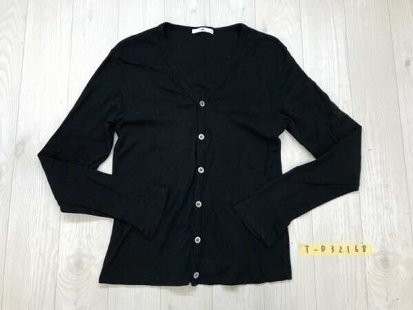 HARE ハレ メンズ Vネック 薄手 カーディガン S 黒拍卖