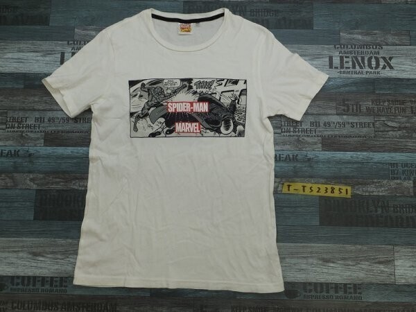 MARVEL COMICS マーベルコミックス スパイダーマン Tシャツ 白 ホワイト S拍卖