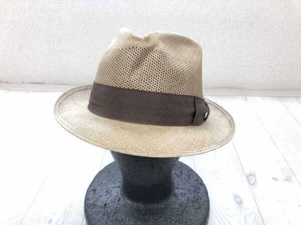 チャールズ・ノックス Charles Knox レトロ クラシック トラディショナル モダン コロニアル パナマ帽 ハット メンズ 日本製 57cm ベージュ拍卖