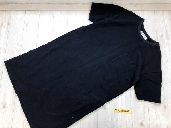 WORK OF CRAFT フェリシモ レディース コットン スウェットワンピース M 黒拍卖