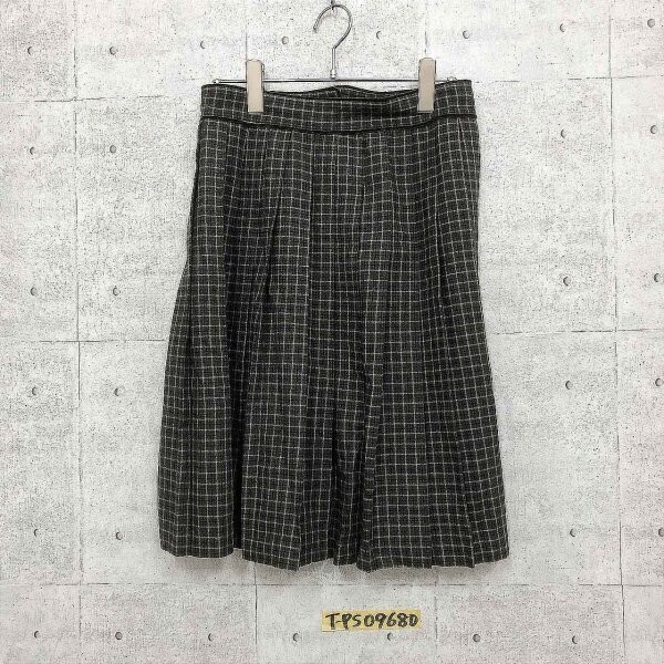 MICHAEL MICHAEL KORS マイケルコース レディース チェック プリーツスカート 4 W64 H91 カーキ茶ベージュ拍卖