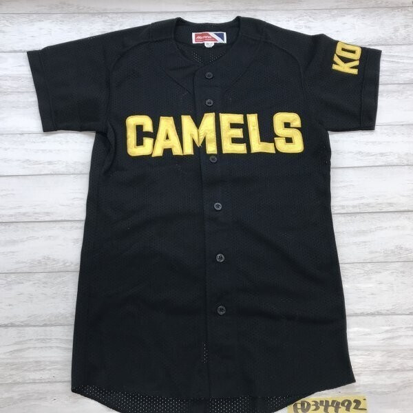MIZUNO ミズノ メンズ CAMEL 野球用 ベースボールシャツ M 黒拍卖