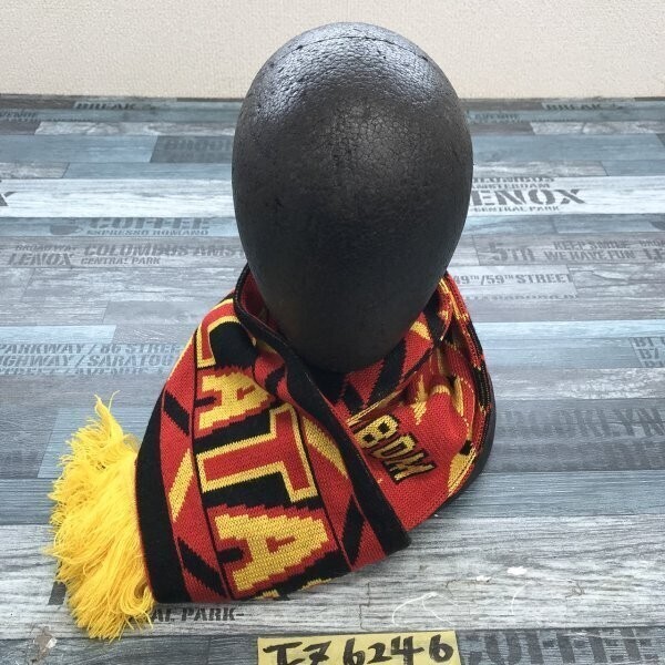 CiMBOM ガラタサライSK メンズ レディース ニットマフラー 赤黄色黒拍卖