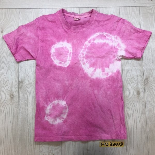 TNC メンズ タイダイ染 半袖Tシャツ ピンク拍卖