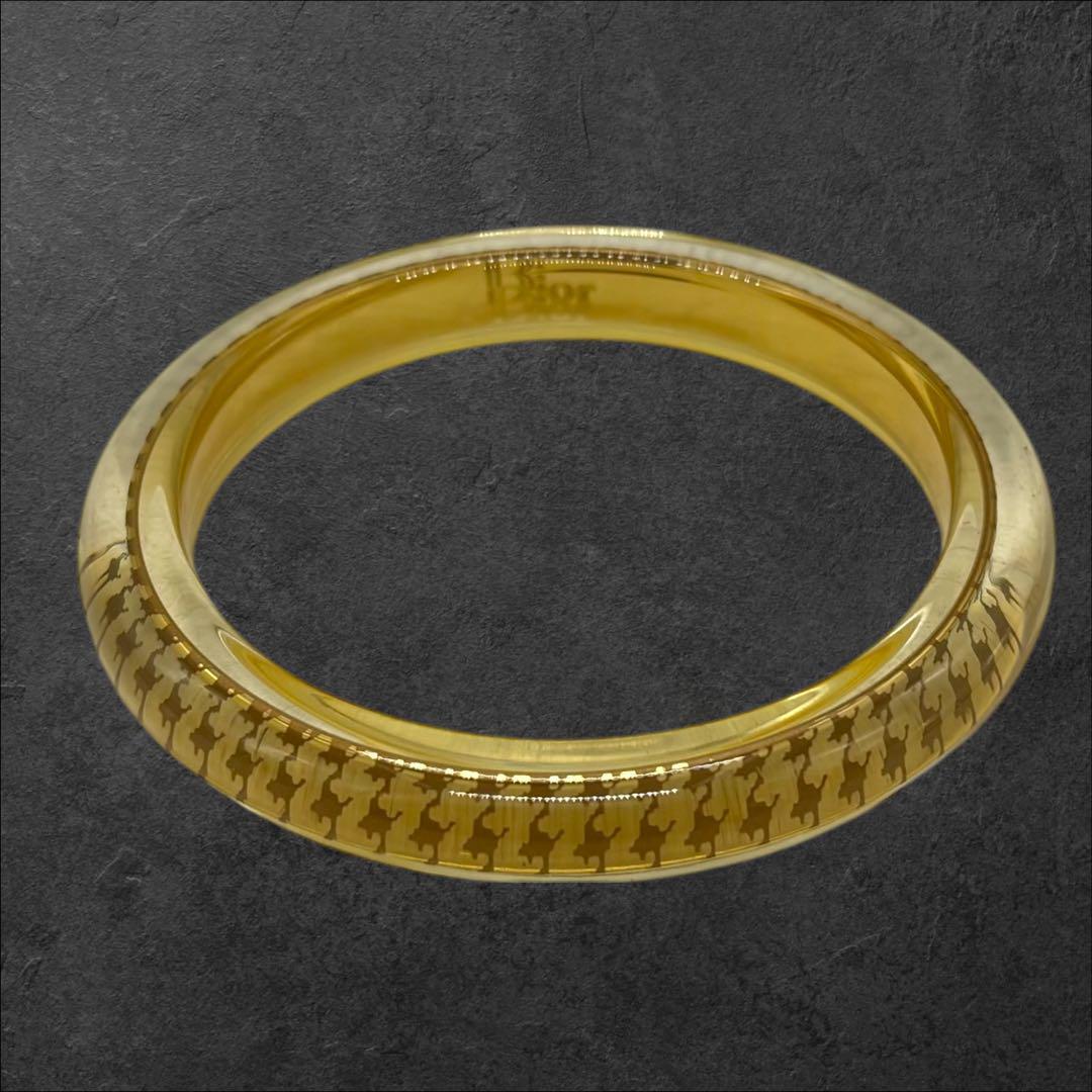 美品 Dior ディオール バングル ブレスレット ゴールド A-19拍卖