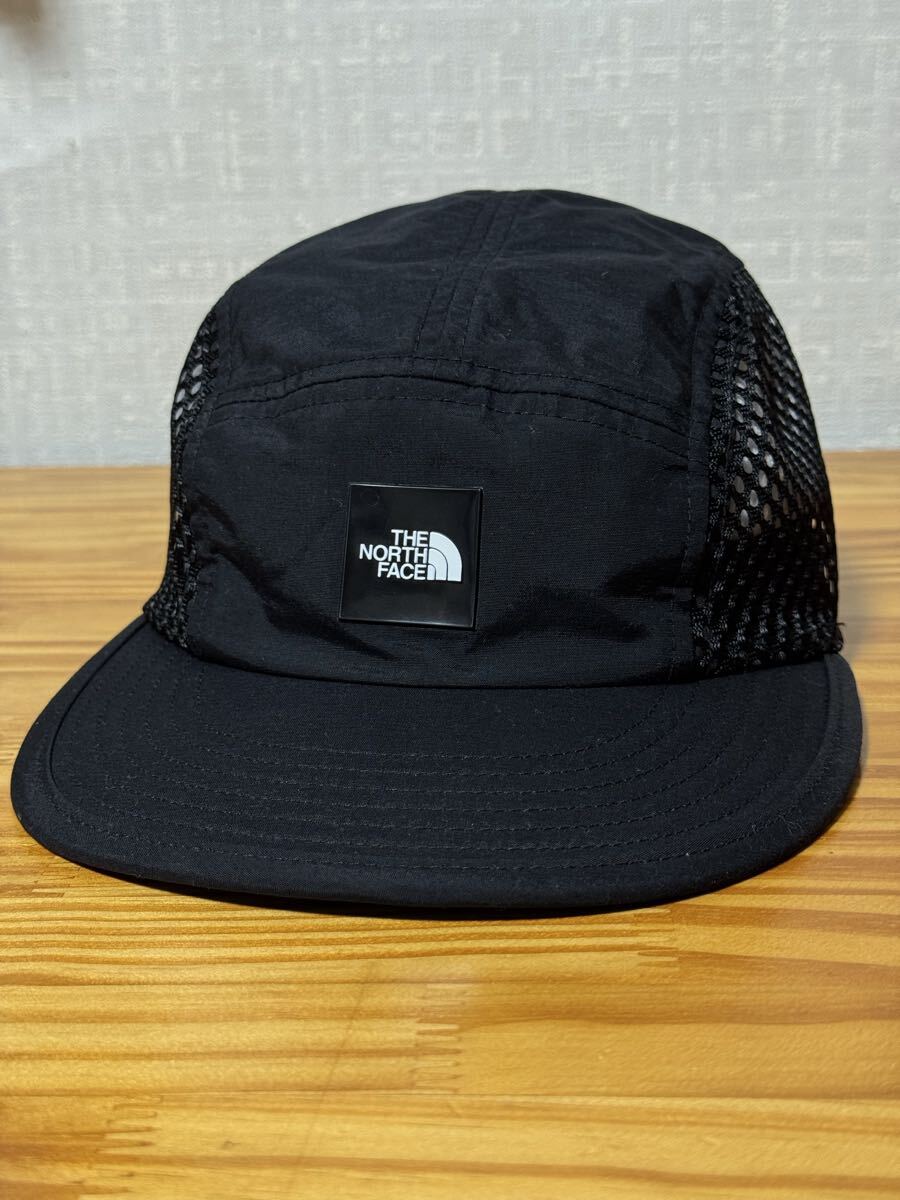 THE NORTH FACE FIVE PANEL MESH CAP 黒 ノースフェイス拍卖