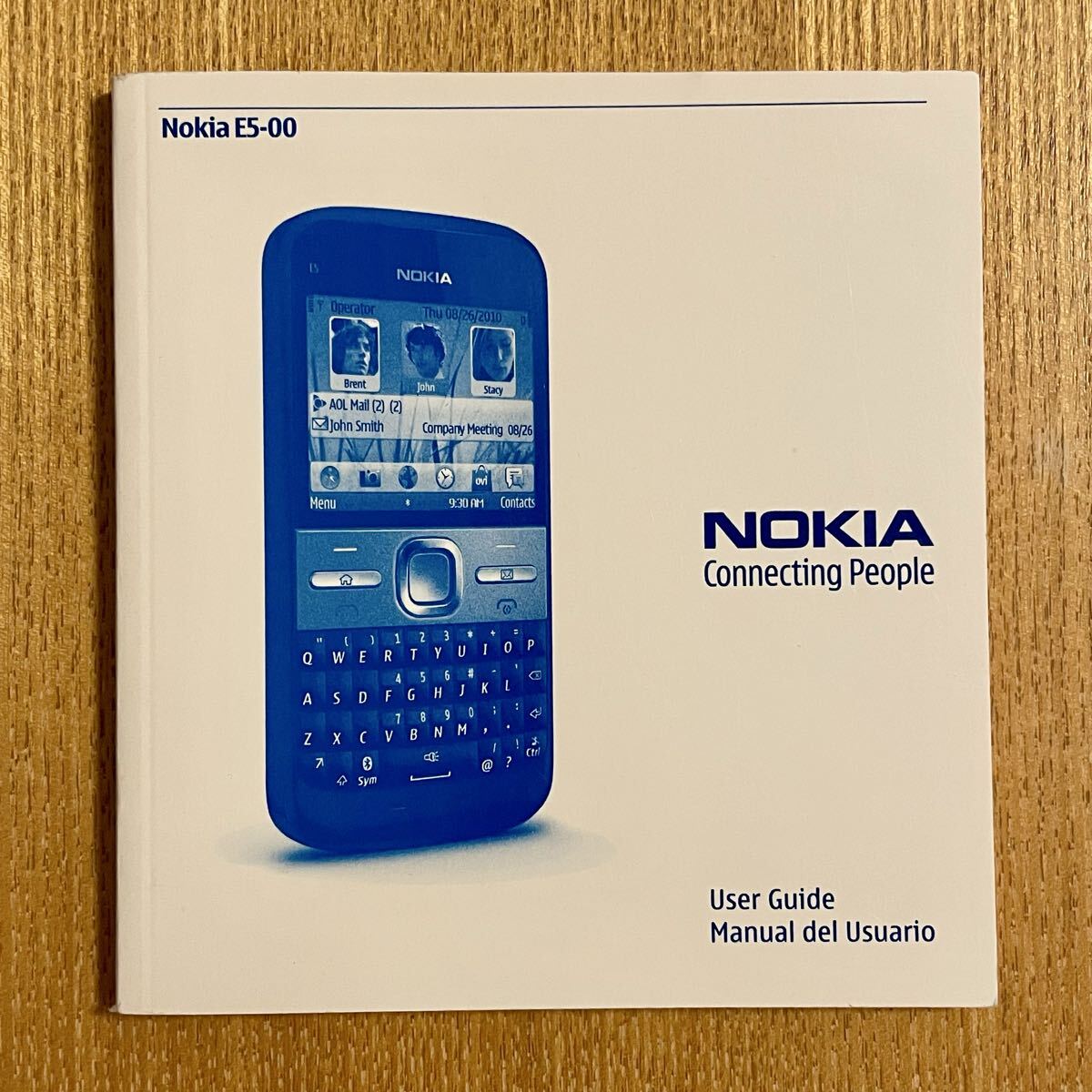 【押入整理】NOKIA E5-00 取扱説明書 英語/スペイン語 User Guide English/Espanol 送料180円拍卖