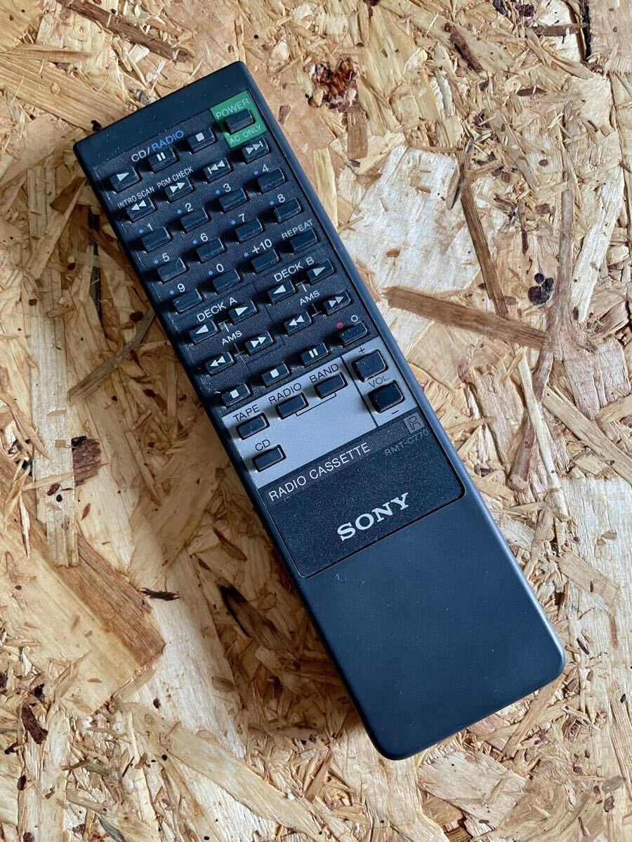 【押入整理】SONY ラジオカセットのリモコン RMT-C770/送料390円拍卖