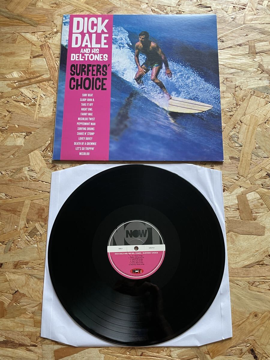 LPレコード【ディック・デイル DICK DALE and His DEL-TONES/SURFERS’ CHOICE】2018 NOT NOW MUSIC/送料660円拍卖
