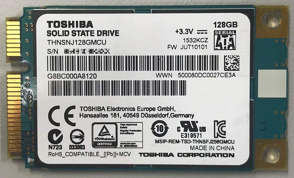 限定期間セール★動作品★Toshiba 128GB mSATA thnsnj128gmcu SSD ソリッドステートドライブ★送料無料拍卖