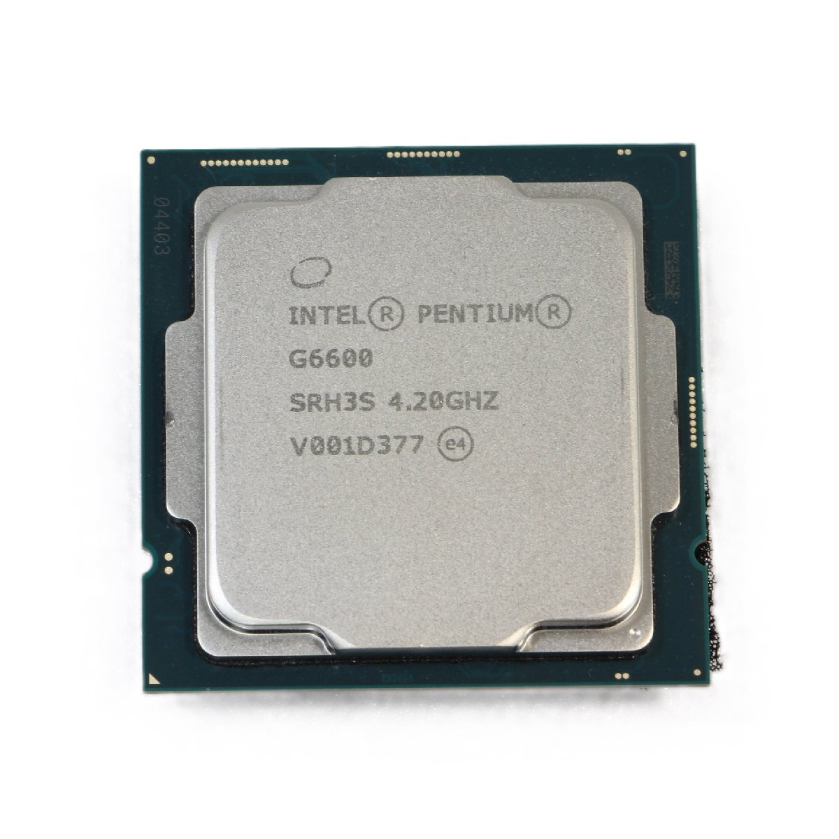 安心初期付き★デスクトップPC用 Intel CPU Pentium G6600 4.2GHz SRH3S【中古動作品】送料無料拍卖