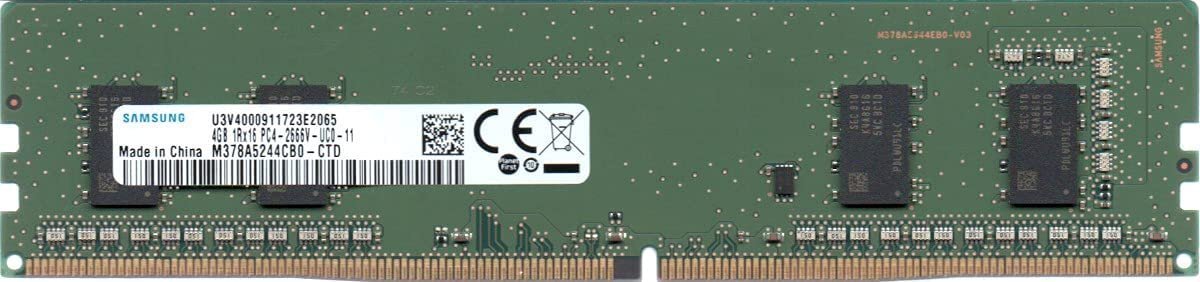 ★中古品★デスクトップ用メモリ SAMSUNG PC4-2666v DDR4 21300 4GB ★送料無料★1か月保証拍卖