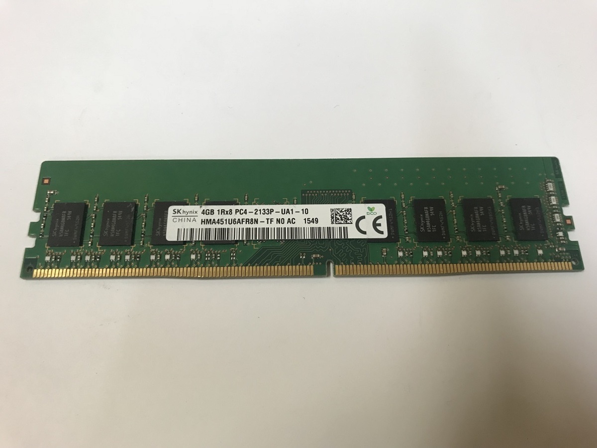 ★中古品★デスクトップ用メモリ SKHYNIX PC4-2133P DDR4 4GB 1R×8★送料無料★1か月保証拍卖