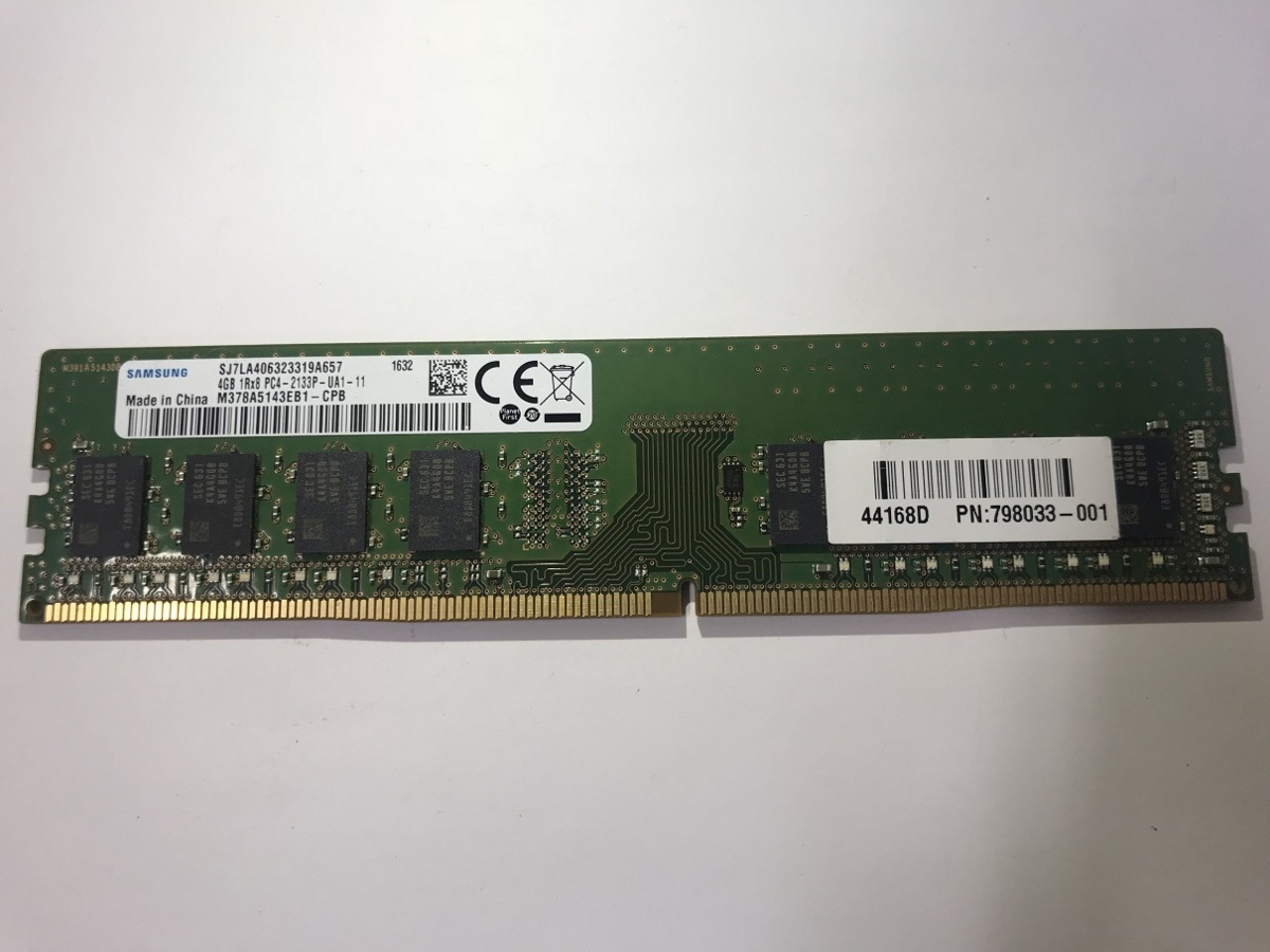 ★中古品★デスクトップ用メモリ Samsung PC4-2133P DDR4 4GB 1R×8★送料無料★1か月保証拍卖