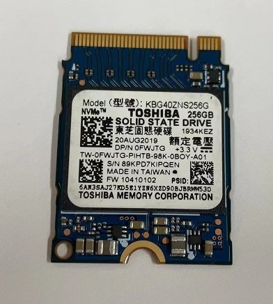 ★送料無料★TOSHIBA KIOXIA KBG40ZNS256G NVMe PCI SSD 256GB NVMe PCIe SSD256GB M.2 MGF 2230★中古拍卖
