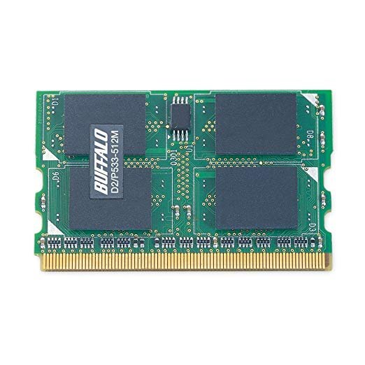 ★中古動作品★BUFFALO DDR2 533MHz PC2-4200 172Pin MicroDIMM D2/P533 512mb★送料無料★初期保障拍卖