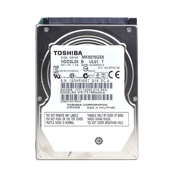 業者向け★中古動作品★2.5インチ ノートPC用HDD 500GB SATA ハードディスク  10個セット★送料無料★初期保障あり拍卖