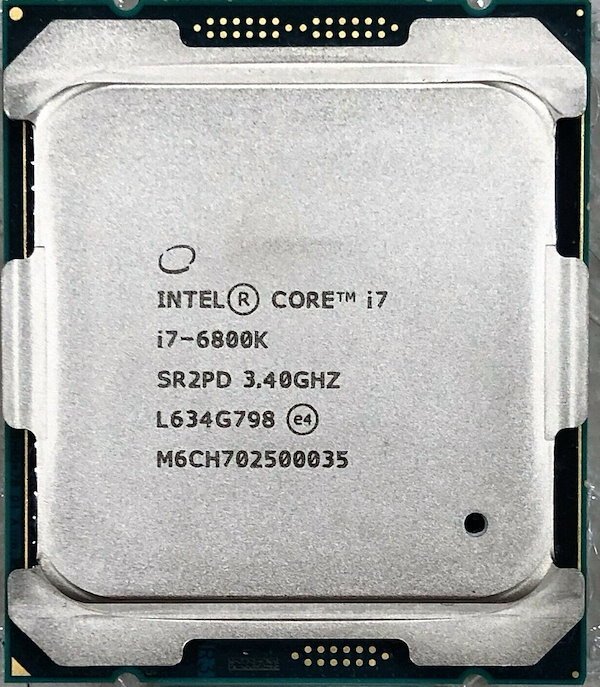 ★動作品★本体PC用CPU Intel CPU Core i7 i7-6800k 3.4GHz ★送料無料★初期保障あり拍卖