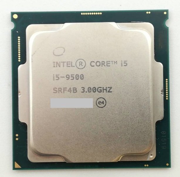 【完動品】デスクトップPC用CPU Intel 第9世代 Core i5 9500 SRF4B 3.00GHz 6コア6スレッド インテル ★送料無料【中古】拍卖
