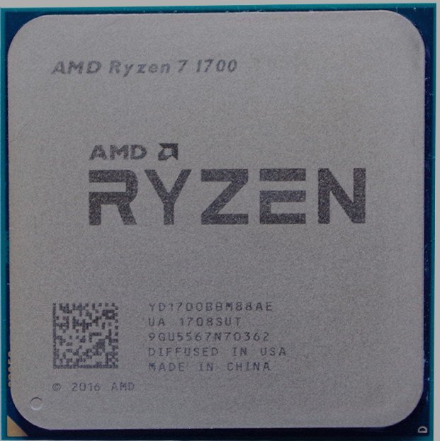 【中古動作品AMD Ryzen 7 1700 8コア Socket AM4 YD1700BBM88AE 3.0Ghz 16T 送料無料拍卖