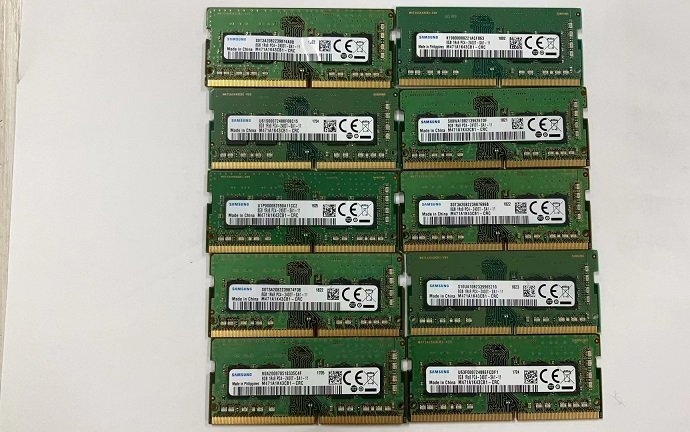 初期保障★SAMSUNG 8GB PC4-2400T SODIMM メモリ DDR4-19200 DDR4 PC4-19200 10枚組 ★送料無料拍卖