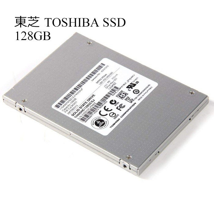 東芝 2.5インチ 128GB SATA 7mm 内臓SSD 増設SSD 送料無料【中古】拍卖