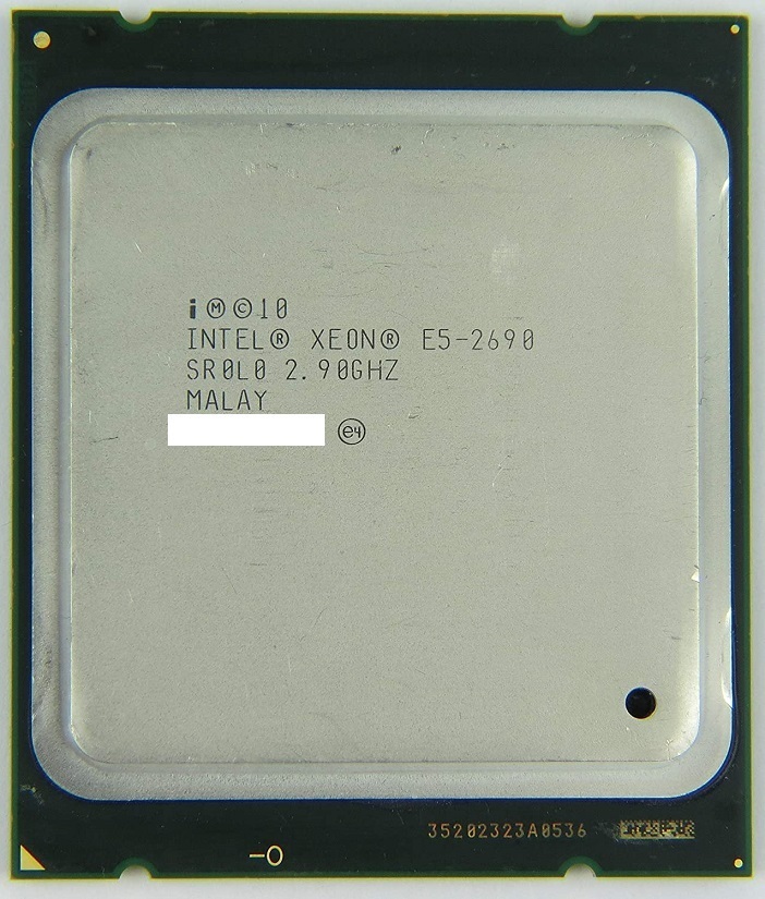 正規品★Intel CPU Xeon E5-2690 2.90GHz 20M SR0L0★送料無料★初期保障あり★中古動作品拍卖