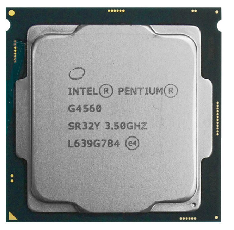 動作品★初期保証付★デスクトップPC用CPU INTEL Pentium G4560 CPU 第7世代 3.5GHZ★送料無料拍卖