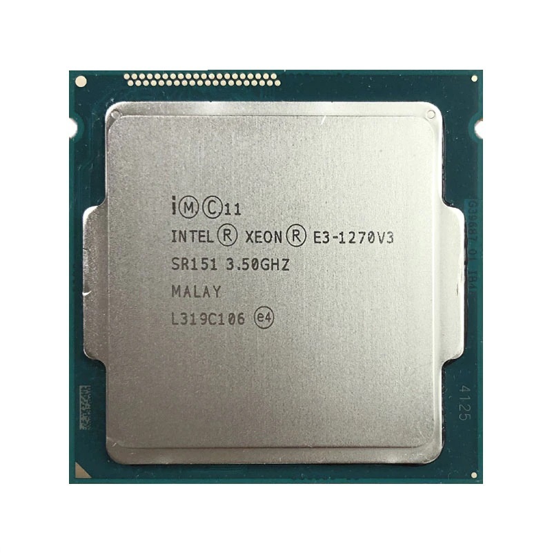 正規品★安心初期付き★デスクトップ用cpu インテル Xeon E3-1270 v3 3.50GHz 4core【中古】送料無料拍卖