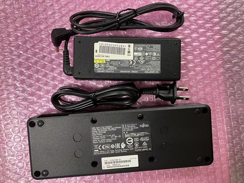 送料無料★富士通 NPR44 拡張 ポートリプリケータ FMV-NPR44 ACアダプター付属拍卖