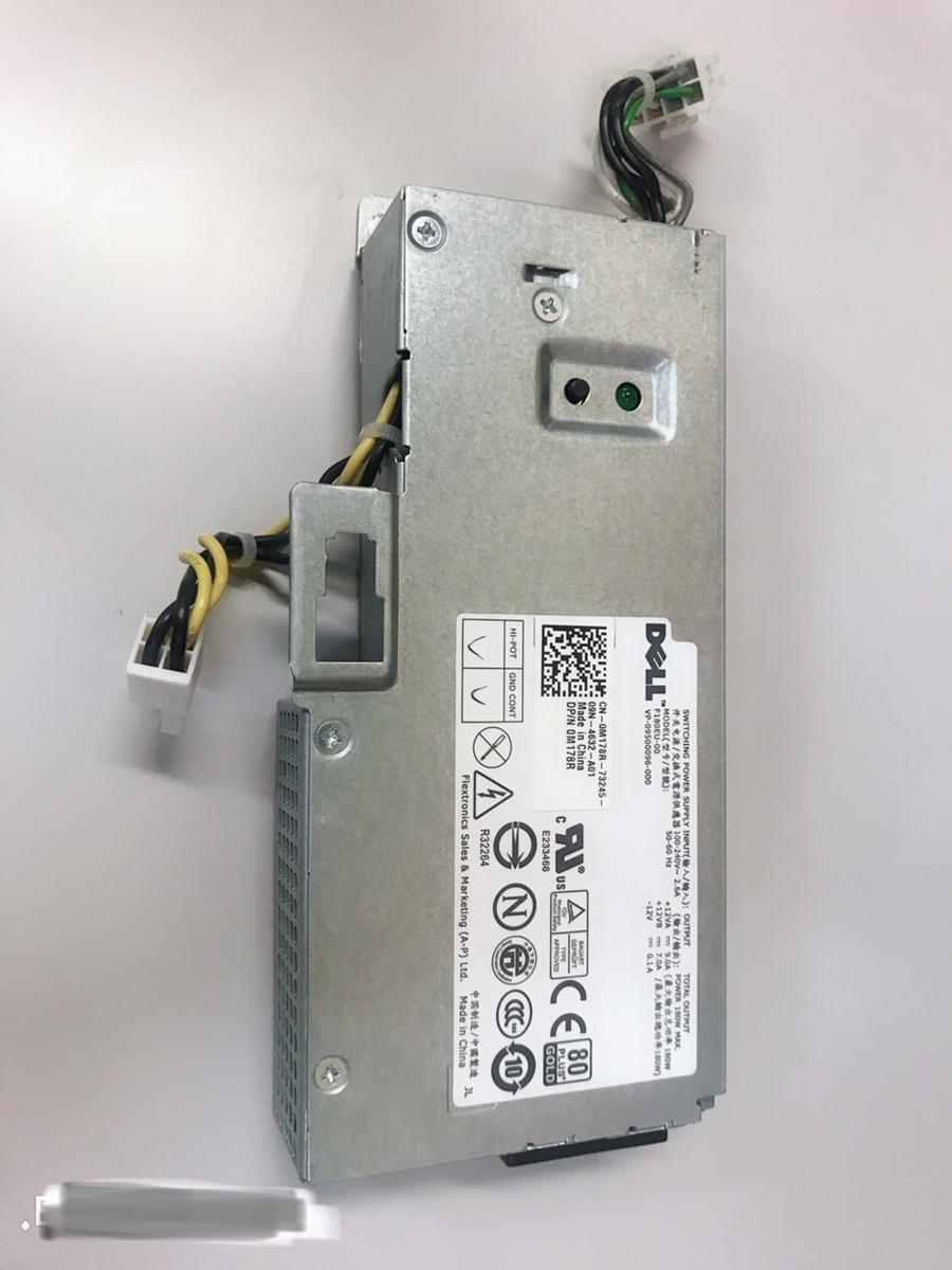 ★中古良品★電源ユニット/パワーサプライ 適用する DELL OptiPlex 780 790 990 7010 9010 USFF F180EU-00 L180EU-00 180W★送料無料拍卖