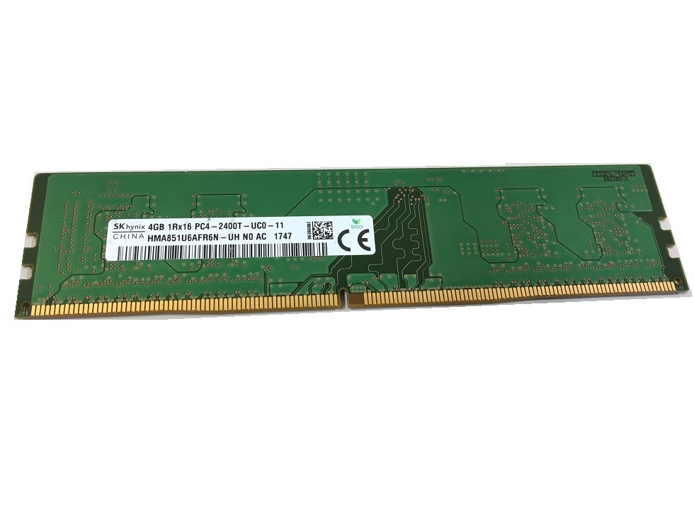 ★中古品★デスクトップ用メモリ SKHYNIX PC4-2400T DDR4 19200 1R×16 4GB ★送料無料★1か月保証拍卖