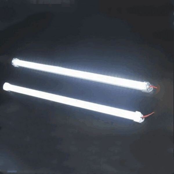 DC24V LED アルミバー LED テープライト LED テープ 50CM 2本セット 蛍光灯 白色 船舶 DD113拍卖