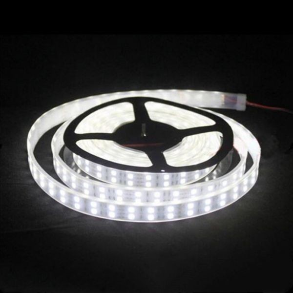 LEDテープライト ホワイト 白 24V 1M 2列 5050SMD カバー付 120連 切断可 蛍光灯 トラック 船舶 サイド マーカー LEDテープ 劣化防止 DD07拍卖