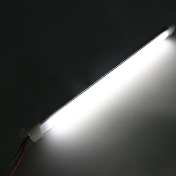 DC24V LED アルミバー LED テープライト LED テープ 50CM 二列 蛍光灯 白色 船舶 1本 DD114拍卖