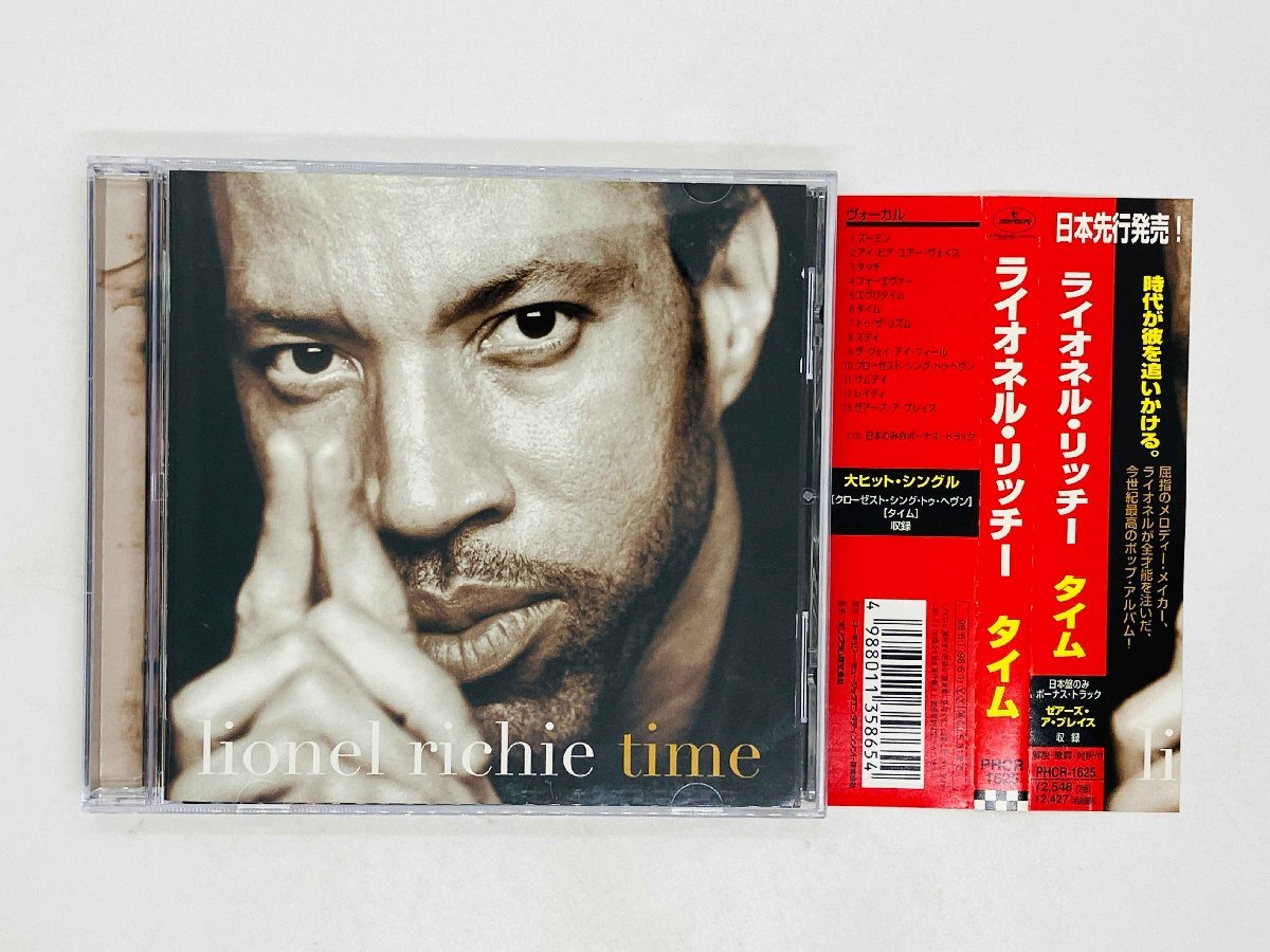 即決CD lionel richie / time / ライオネル・リッチー / タイム 帯付き PHCR-1625 Y10拍卖