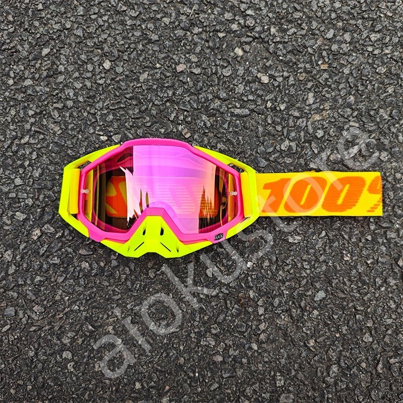 新作 モトクロスゴーグル オートバイヘルメットメガネ スキーゴーグル スキーゴーグル 防砂塵防水対応 UVカット保護メガネ##A030拍卖