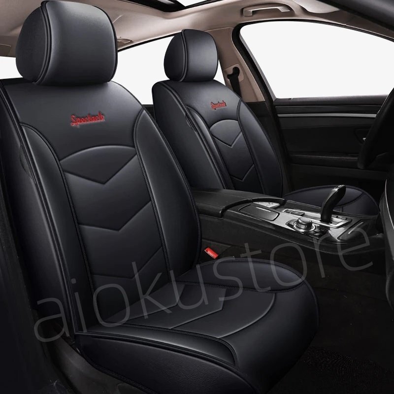 シートカバー 車 メルセデス・ベンツ Cクラス W205 運転席 助手席 前席2脚セット ポリウレタンレザー 5色選択可能拍卖