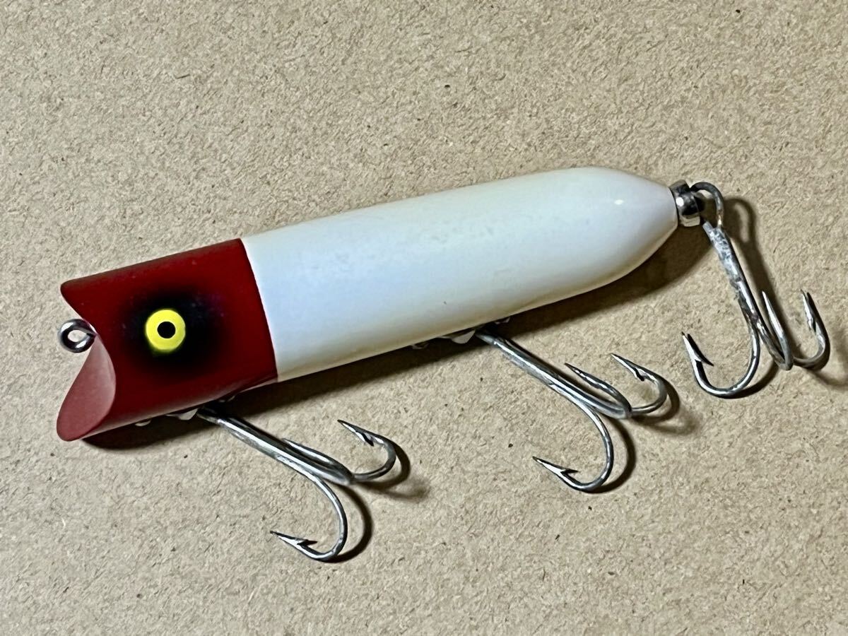 12 希少 1950年代 オールド ヘドン ラッキー13 黄目 アイ凹モデル RHカラー 検索 old heddon zeal バルサ50 ハトリーズ拍卖
